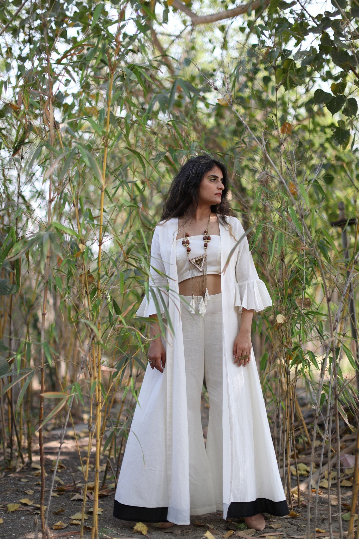 White RESORT CO-ORD SET