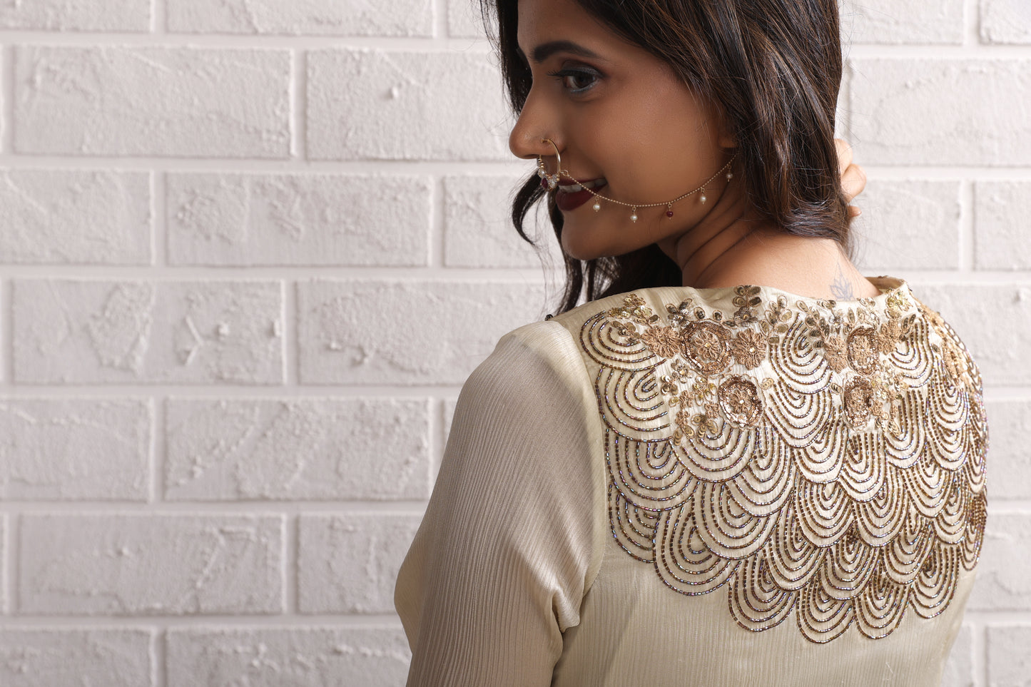 Wrinkle Sharara Set
