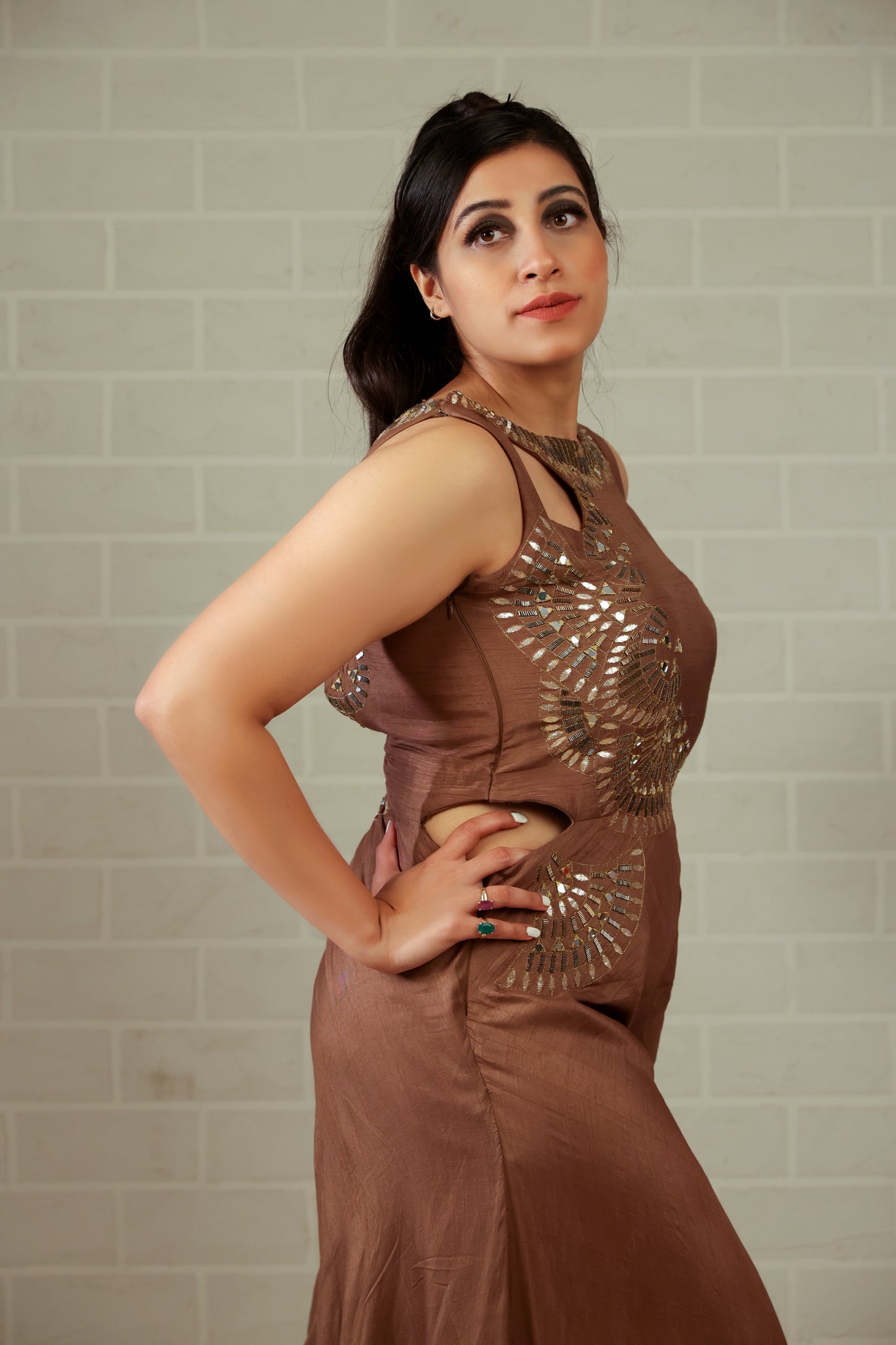 Champagne Gold Jump Suit