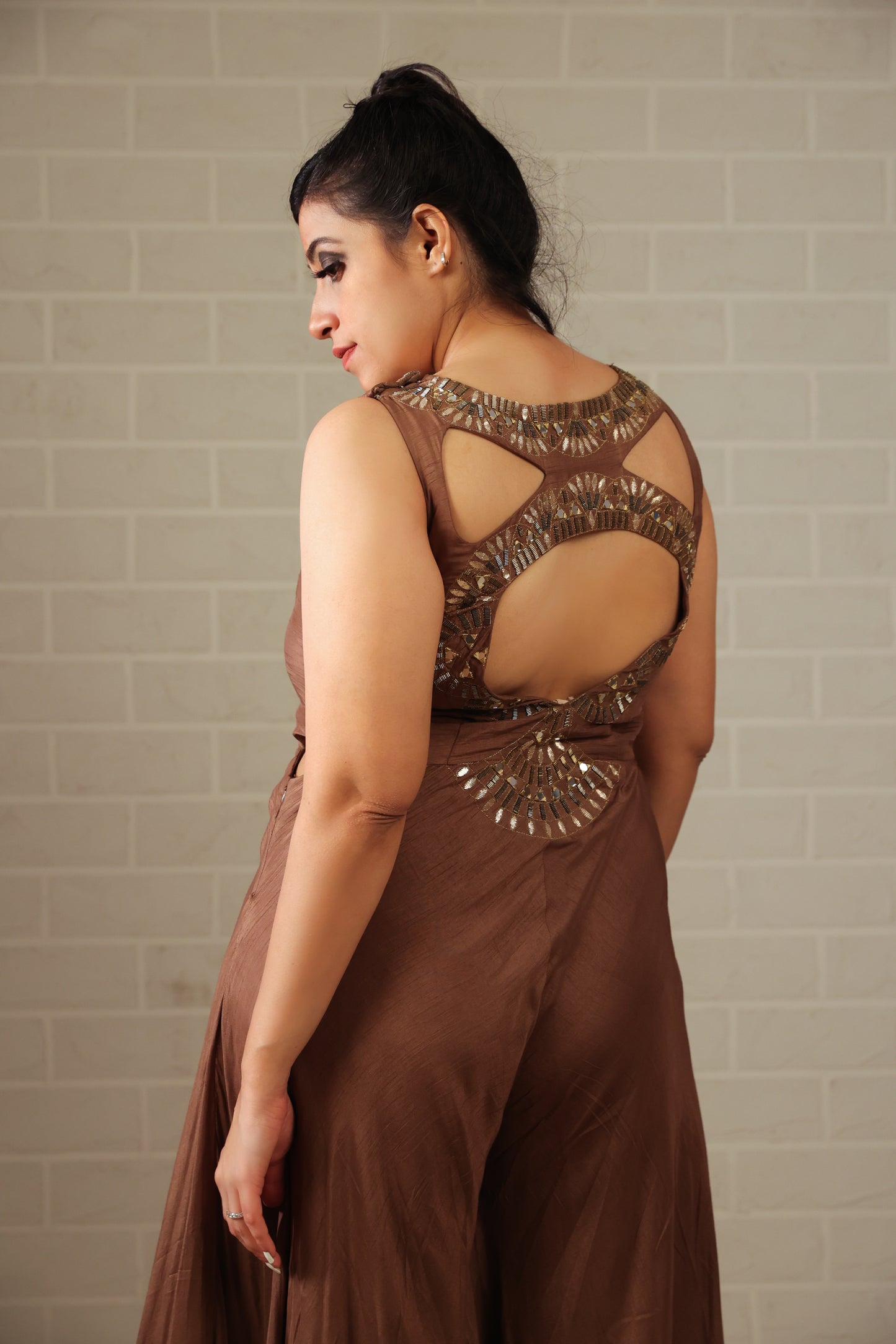 Champagne Gold Jump Suit