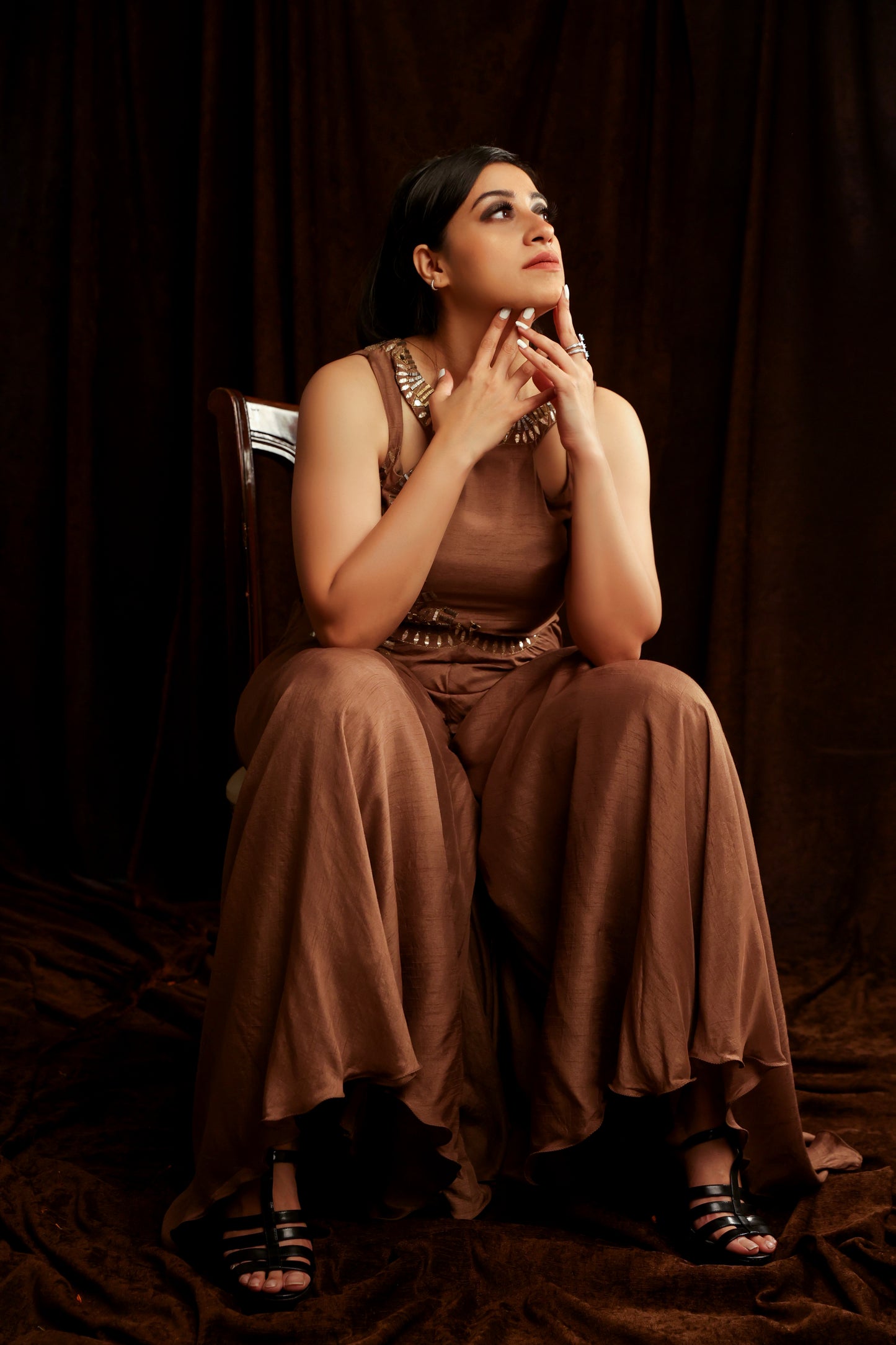 Champagne Gold Jump Suit