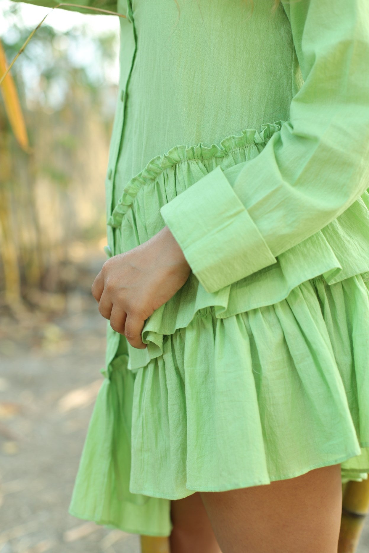 MINT SHIRT DRESS