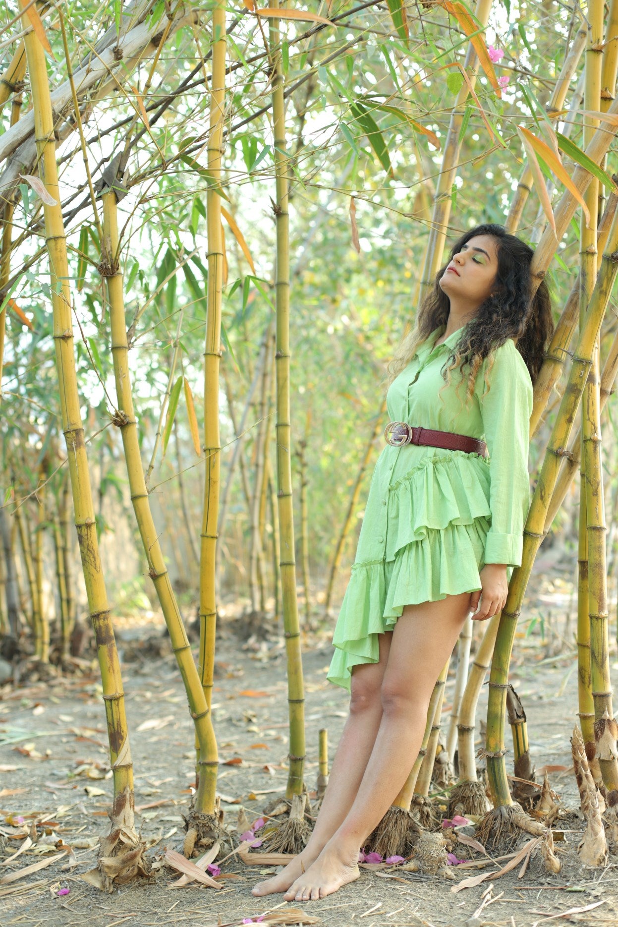 MINT SHIRT DRESS