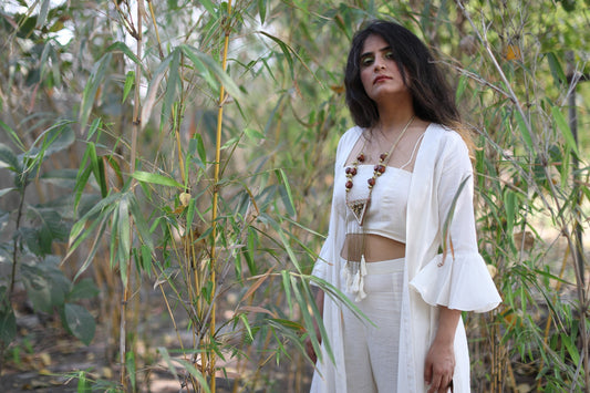White RESORT CO-ORD SET