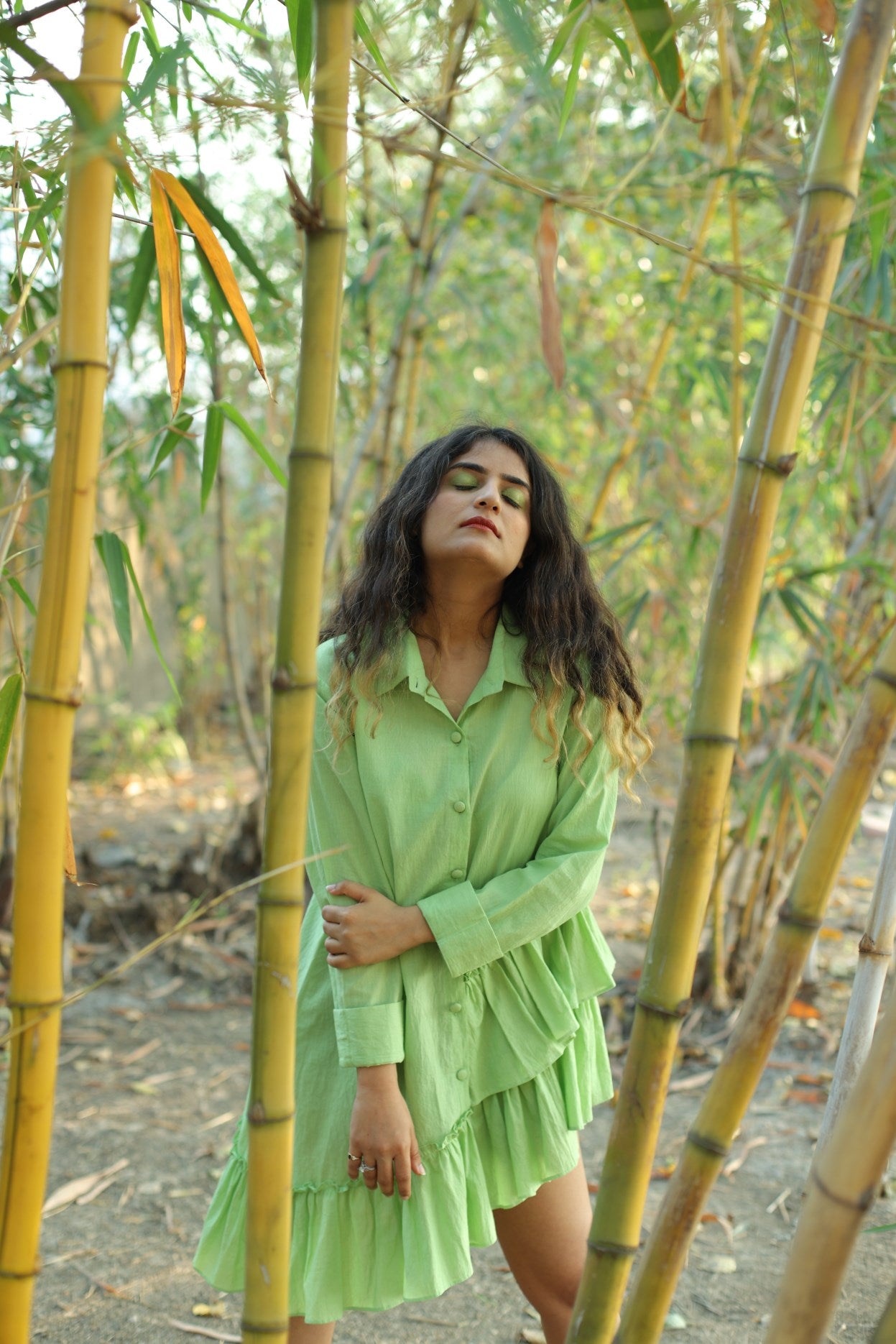 MINT SHIRT DRESS