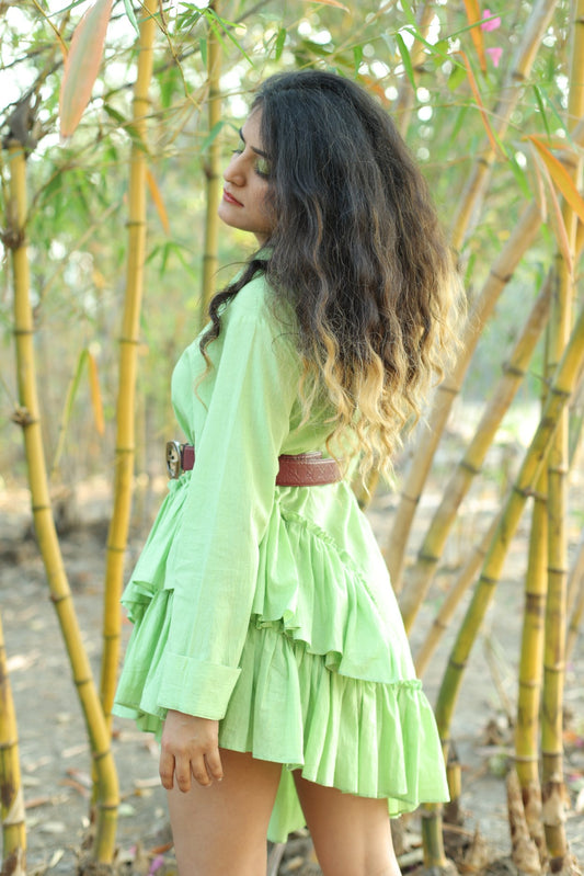 MINT SHIRT DRESS